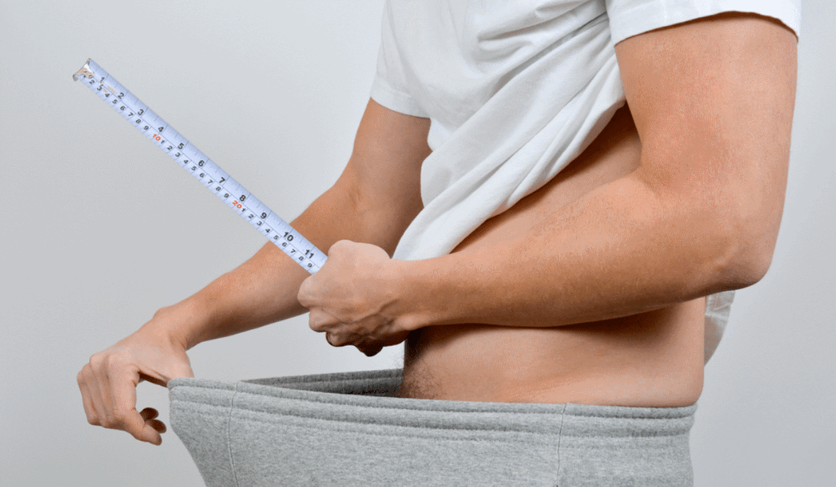 penismeting met een centimeter